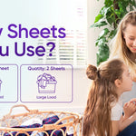 Fragrance-Free Laundry Detergent Sheets – Eco-Friendly, Plastic-Free Laundry Strips for Sensitive Skin | 32 Loads