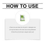 Eco Dishwasher Sheets – Phosphate-Free & Chlorine-Free Scented Dishwashing Strips | 30 Sheets