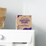 Fragrance-Free Laundry Detergent Sheets – Eco-Friendly, Plastic-Free Laundry Strips for Sensitive Skin | 32 Loads