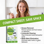 Eco Dishwasher Sheets – Phosphate-Free & Chlorine-Free Scented Dishwashing Strips | 30 Sheets