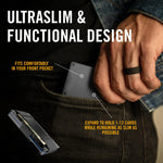 💼 Ridge Wallet for Men – Slim RFID-Protected Titanium Wallet for Secure Everyday Carry