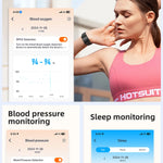 ⌚ Fitness Tracker Band – LIGE AI Health Monitor Smart Wristband with Heart Rate, Sleep Tracking & 170+ Sports Modes
