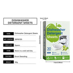 Eco Dishwasher Sheets – Phosphate-Free & Chlorine-Free Scented Dishwashing Strips | 30 Sheets