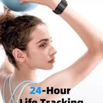 ⌚ Fitness Tracker Band – LIGE AI Health Monitor Smart Wristband with Heart Rate, Sleep Tracking & 170+ Sports Modes