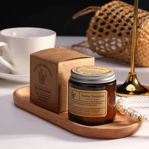 Handmade soy wax aromatic candles in elegant glass cups, featuring smokeless, long-lasting, and eco-friendly designs perfect for home décor, weddings, birthdays, and gifting. Enhance your space with soothing fragrances and sustainable craftsmanship.