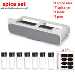 Pull-out cabinet spice rack