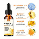 Hydrating Vitamin C skincare serum in 30ml bottle
