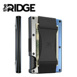 Front pocket RFID wallet holding credit cards and folded cash