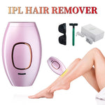 Close-up of IPL Laser Hair Removal Device for safe and painless at-home hair removal on face, body, and bikini area. Featuring adjustable intensity levels and advanced UV protection for smooth, hair-free skin.