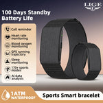 LIGE Fitness Tracker Band with heart rate, sleep, and blood oxygen monitoring