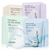 BIOAQUA sheet masks 20-piece set for skincare, infused with hyaluronic acid, collagen, and Centella Asiatica; moisturizing, refreshing, and rejuvenating facial masks suitable for all skin types to achieve radiant and hydrated skin.