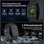 LIGE AI health monitor bracelet with long battery life and waterproof design