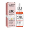 JAYSUING Professional Vitamin C Serum with a 5-in-1 formula, featuring Vitamin C, Vitamin E, collagen, niacinamide, and hyaluronic acid to brighten skin, reduce fine lines, firm, shrink pores, and deeply hydrate.