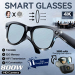 AI translation smart glasses supporting more than 120 languages with Bluetooth connectivity