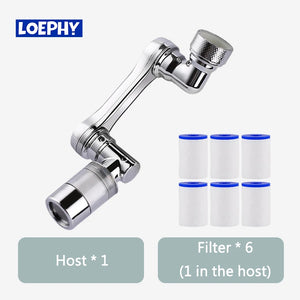 LOEPHY Water Filter for Sink – 1080° Rotating Faucet with Advanced Filtration System for Clean, Fresh Water. Easy 2-Minute Installation, Removes Impurities, Chlorine, and Heavy Metals. Perfect for Drinking, Cooking, and Cleaning.