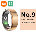 Xiaomi Smart Ring showcasing advanced health tracking features including heart rate, sleep, and blood oxygen monitoring. Lightweight, waterproof design ideal for fitness and daily wear. Perfect for active lifestyles and smarter living.