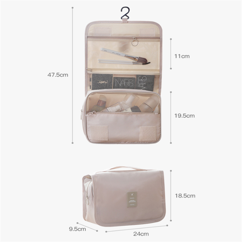 Makeup Travel Bag - Portable Large Capacity Makeup Bag for Women