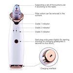 DermaVacuum™ Facial Pore Cleanser - Deep Pore Cleanser and Blackhead Remover with Micro-Suction Technology for Smooth, Clear Skin. Includes 5 Replaceable Suction Heads, Microdermabrasion Tip for Exfoliation, and Adjustable Suction Levels for All Skin Types. Perfect for Home Skincare Routine to Reduce Pores, Remove Blackheads, and Enhance Serum Absorption.