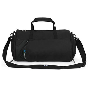 Multi Functional Gym Bag with shoe compartment, water-repellent material, and spacious storage for fitness gear, travel, and sports. Designed with adjustable straps, padded handles, and versatile carrying options including shoulder, crossbody, and handbag styles. Ideal for organizing gym essentials, workout clothes, and accessories, perfect for athletes, travelers, and daily use.