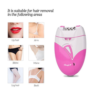 USB rechargeable hair removal tools for ladies with bright LED light, waterproof cutting head, and painless technology. Ideal for removing facial hair, leg hair, and bikini area grooming. Cordless, portable grooming tool for smooth skin on the go.