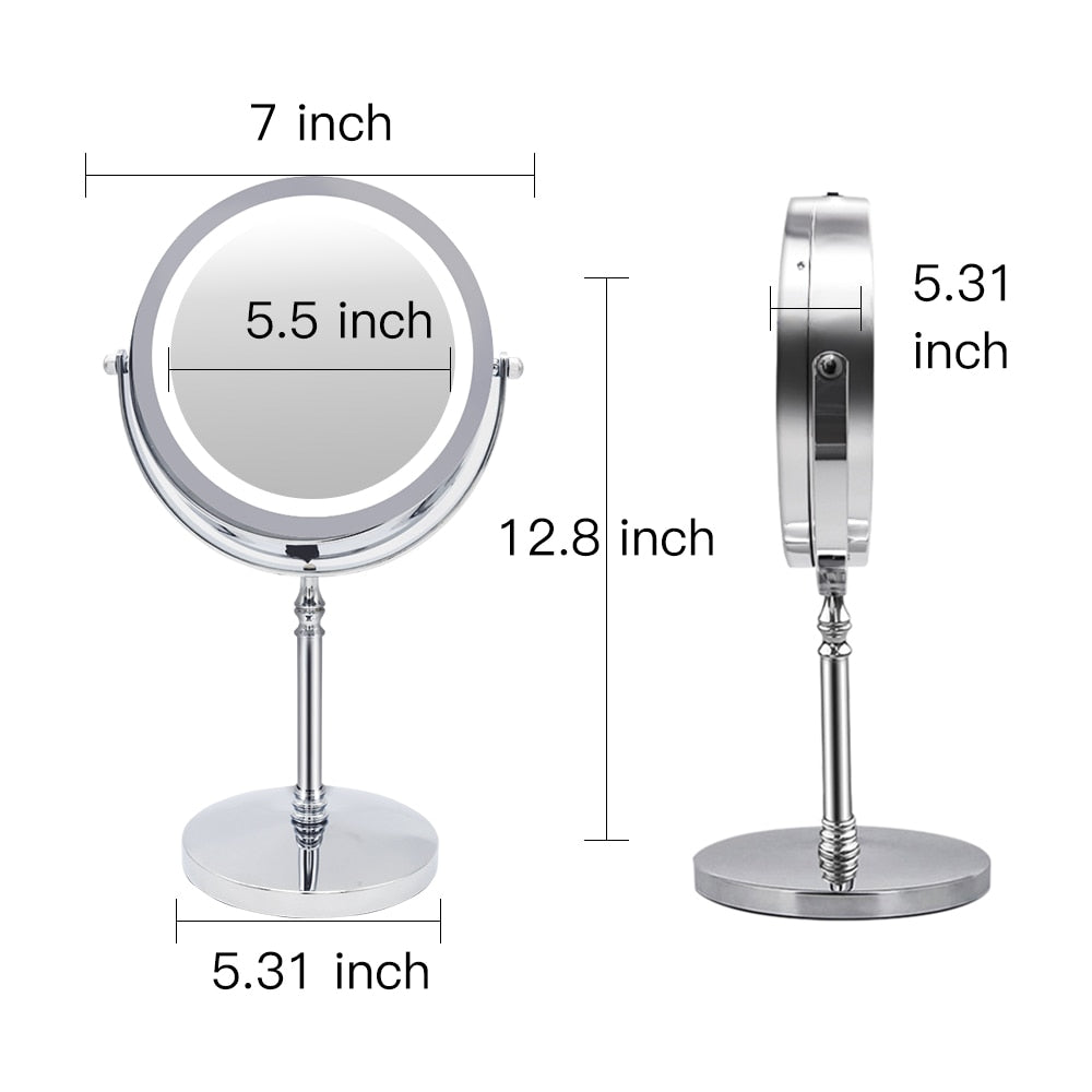 10X Magnifying Makeup Mirror With Lights