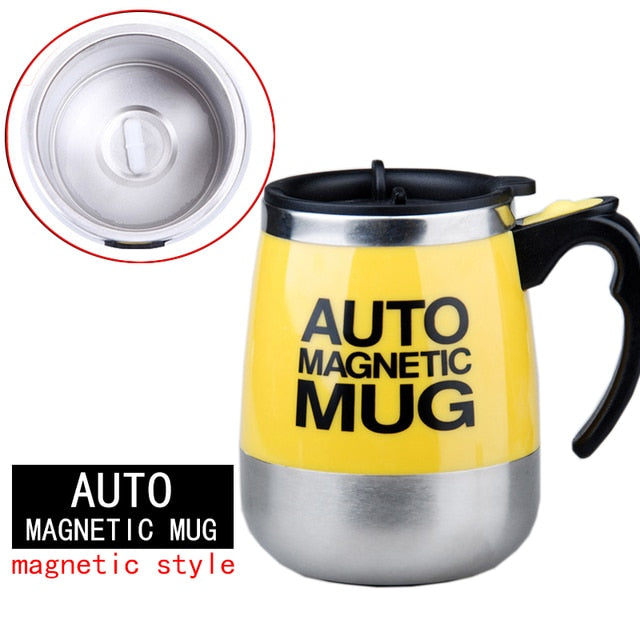 Magnetic Self Stirring Mug