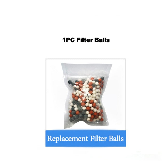 3 Modes adjustable high-pressure filtered shower head with chlorine filter, stainless steel micro-hole panel, and eco-friendly water-saving design. Ideal for hard water treatment and sensitive skin, promoting healthier hair and skin.