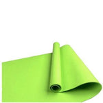 Eco-friendly non-slip yoga mat made from recyclable TPE material, featuring a 6 mm cushioned surface for joint support. Ideal for hot yoga, vinyasa, Pilates, meditation, and general workouts. Comes with a lightweight black carry bag for easy transport.